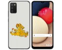 Funda Gel Tpu para Samsung Galaxy A02s diseño Leones Dibujos