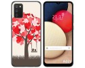 Funda Gel Tpu para Samsung Galaxy A02s diseño Pajaritos Dibujos
