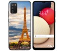 Funda Gel Tpu para Samsung Galaxy A02s diseño Paris Dibujos