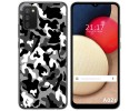 Funda Gel Tpu para Samsung Galaxy A02s diseño Snow Camuflaje Dibujos
