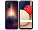 Funda Gel Tpu para Samsung Galaxy A02s diseño Tierra Dibujos