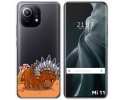 Funda Gel Transparente para Xiaomi Mi 11 5G diseño Bufalo Dibujos