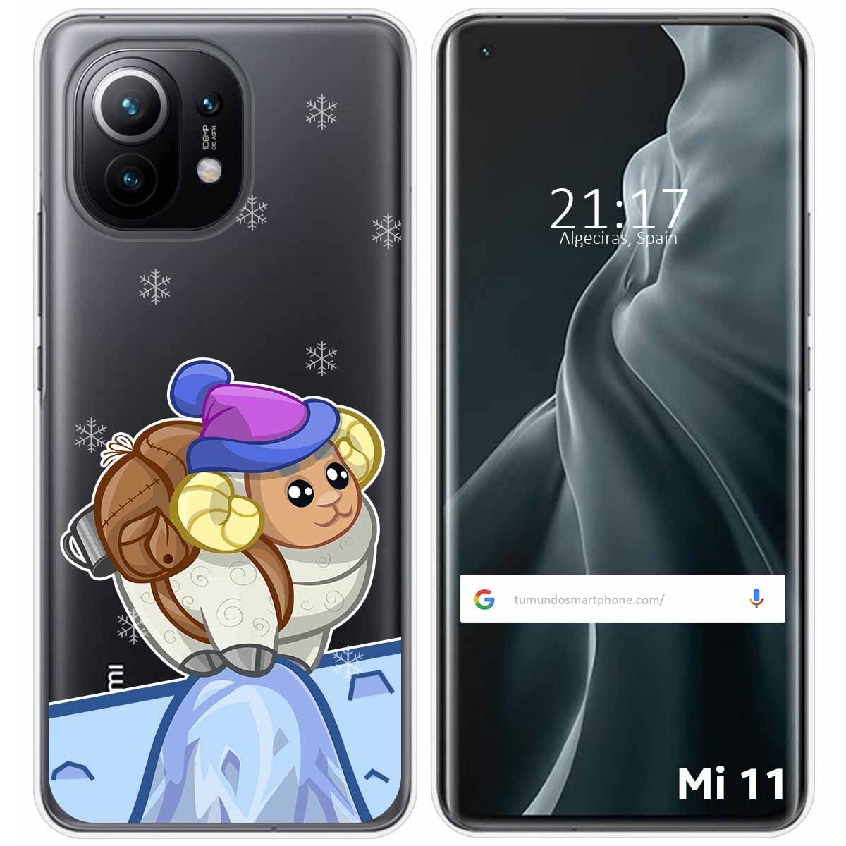 Funda Gel Transparente para Xiaomi Mi 11 5G diseño Cabra Dibujos
