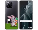 Funda Gel Transparente para Xiaomi Mi 11 5G diseño Conejo Dibujos