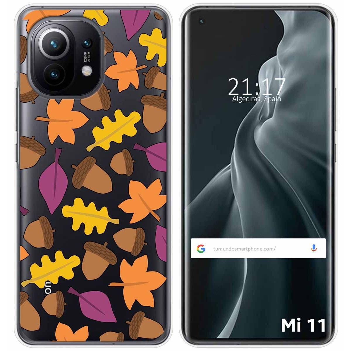 Funda Gel Transparente para Xiaomi Mi 11 5G diseño Otoño Dibujos