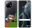 Funda Gel Transparente para Xiaomi Mi 11 5G diseño Panda Dibujos