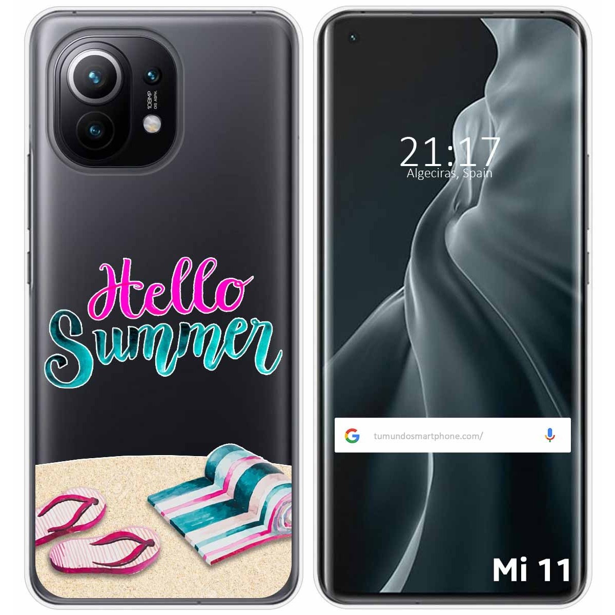 Funda Gel Transparente para Xiaomi Mi 11 5G diseño Summer Dibujos