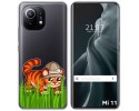 Funda Gel Transparente para Xiaomi Mi 11 5G diseño Tigre Dibujos