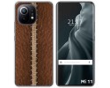 Funda Gel Tpu para Xiaomi Mi 11 5G diseño Cuero 01 Dibujos