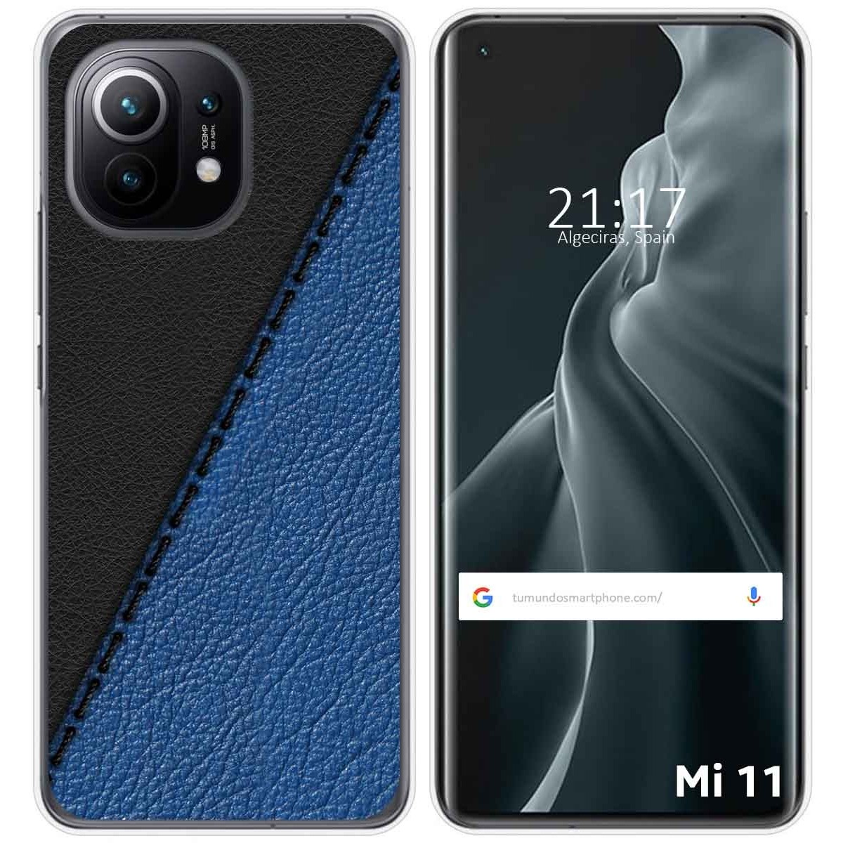Funda Gel Tpu para Xiaomi Mi 11 5G diseño Cuero 02 Dibujos