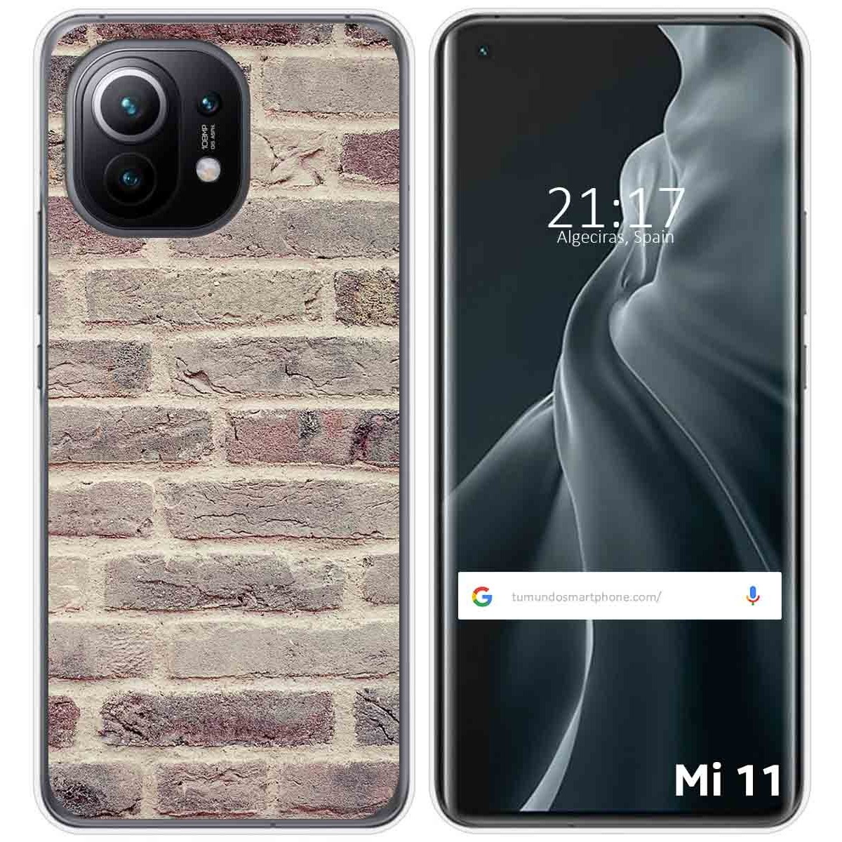 Funda Gel Tpu para Xiaomi Mi 11 5G diseño Ladrillo 01 Dibujos