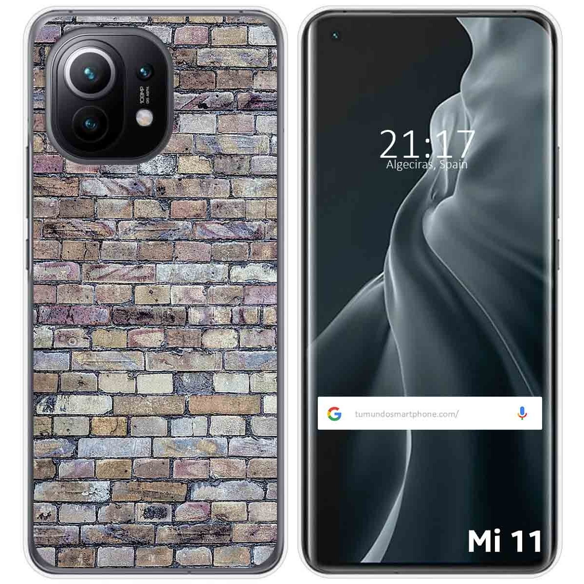 Funda Gel Tpu para Xiaomi Mi 11 5G diseño Ladrillo 02 Dibujos