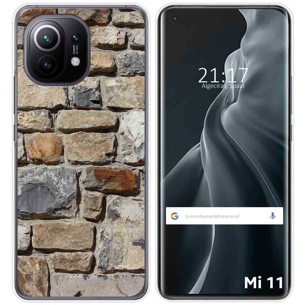 Funda Gel Tpu para Xiaomi Mi 11 5G diseño Ladrillo 03 Dibujos