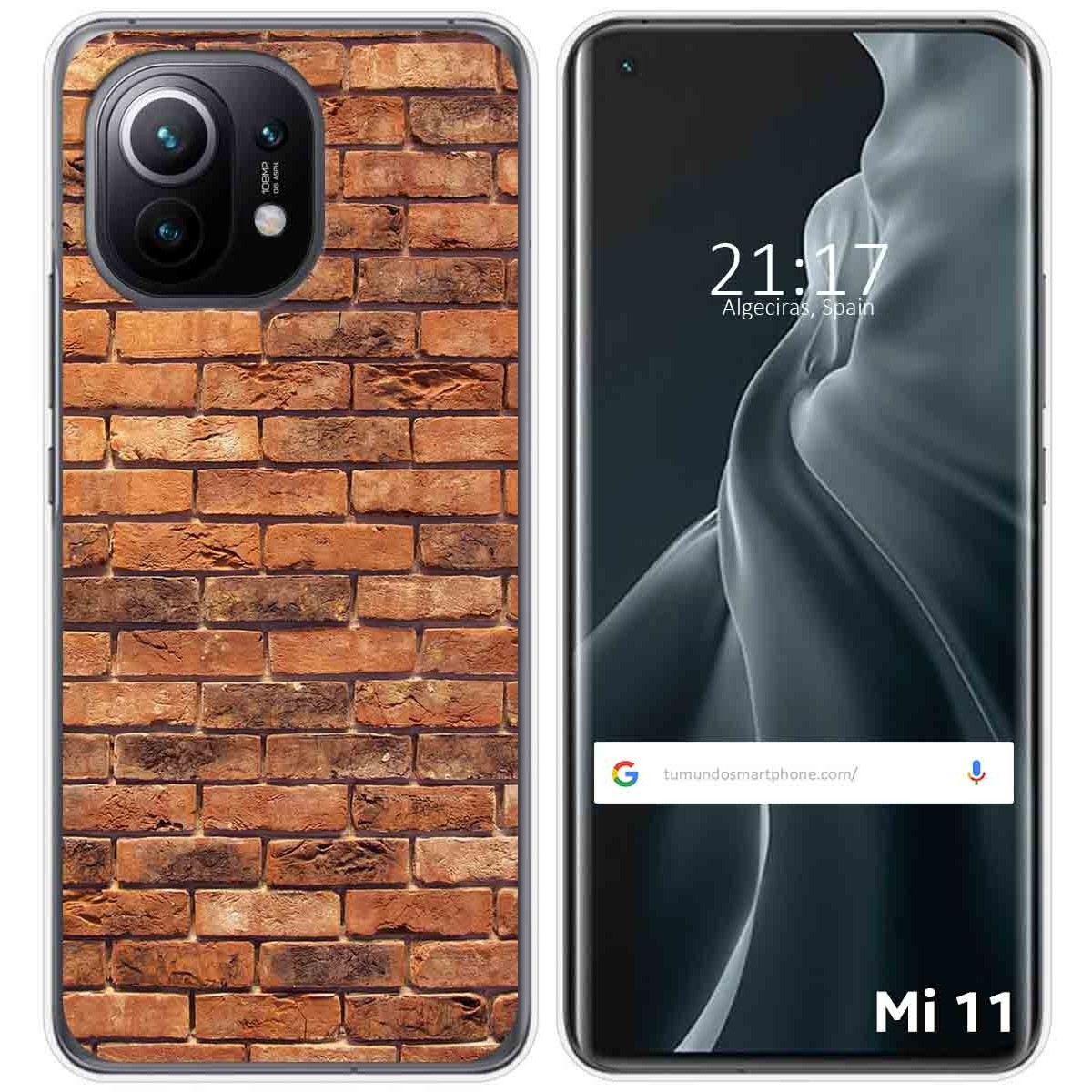 Funda Gel Tpu para Xiaomi Mi 11 5G diseño Ladrillo 04 Dibujos