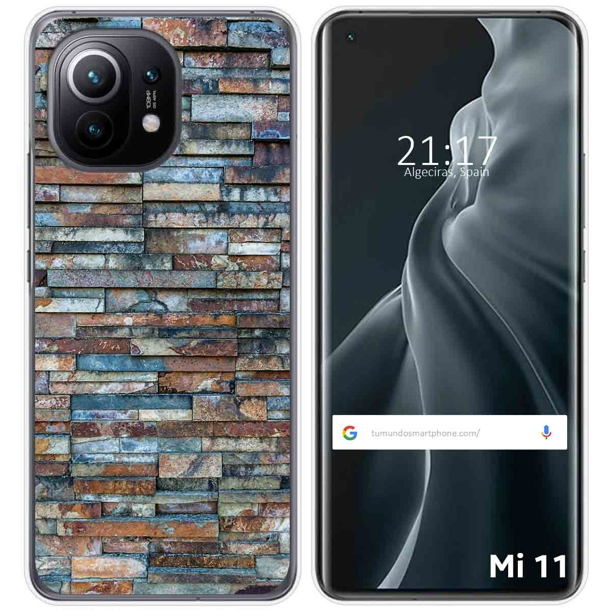 Funda Gel Tpu para Xiaomi Mi 11 5G diseño Ladrillo 05 Dibujos