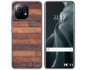 Funda Gel Tpu para Xiaomi Mi 11 5G diseño Madera 03 Dibujos