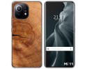 Funda Gel Tpu para Xiaomi Mi 11 5G diseño Madera 04 Dibujos