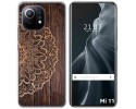 Funda Gel Tpu para Xiaomi Mi 11 5G diseño Madera 06 Dibujos