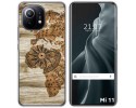 Funda Gel Tpu para Xiaomi Mi 11 5G diseño Madera 07 Dibujos