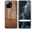 Funda Gel Tpu para Xiaomi Mi 11 5G diseño Madera 09 Dibujos