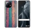 Funda Gel Tpu para Xiaomi Mi 11 5G diseño Madera 10 Dibujos