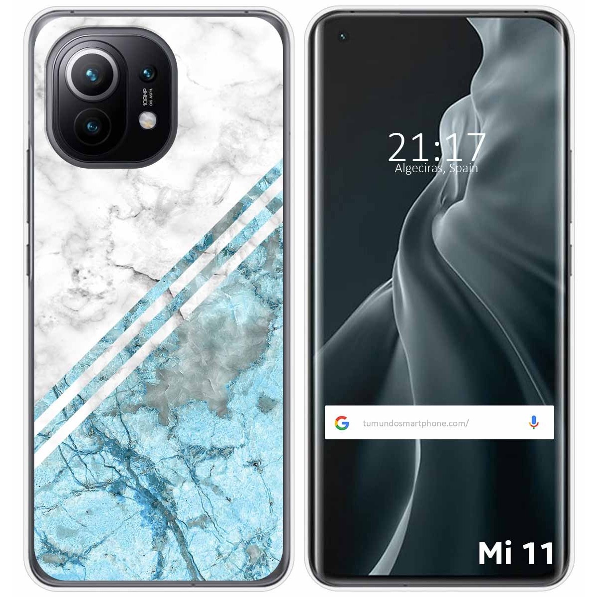 Funda Gel Tpu para Xiaomi Mi 11 5G diseño Mármol 02 Dibujos