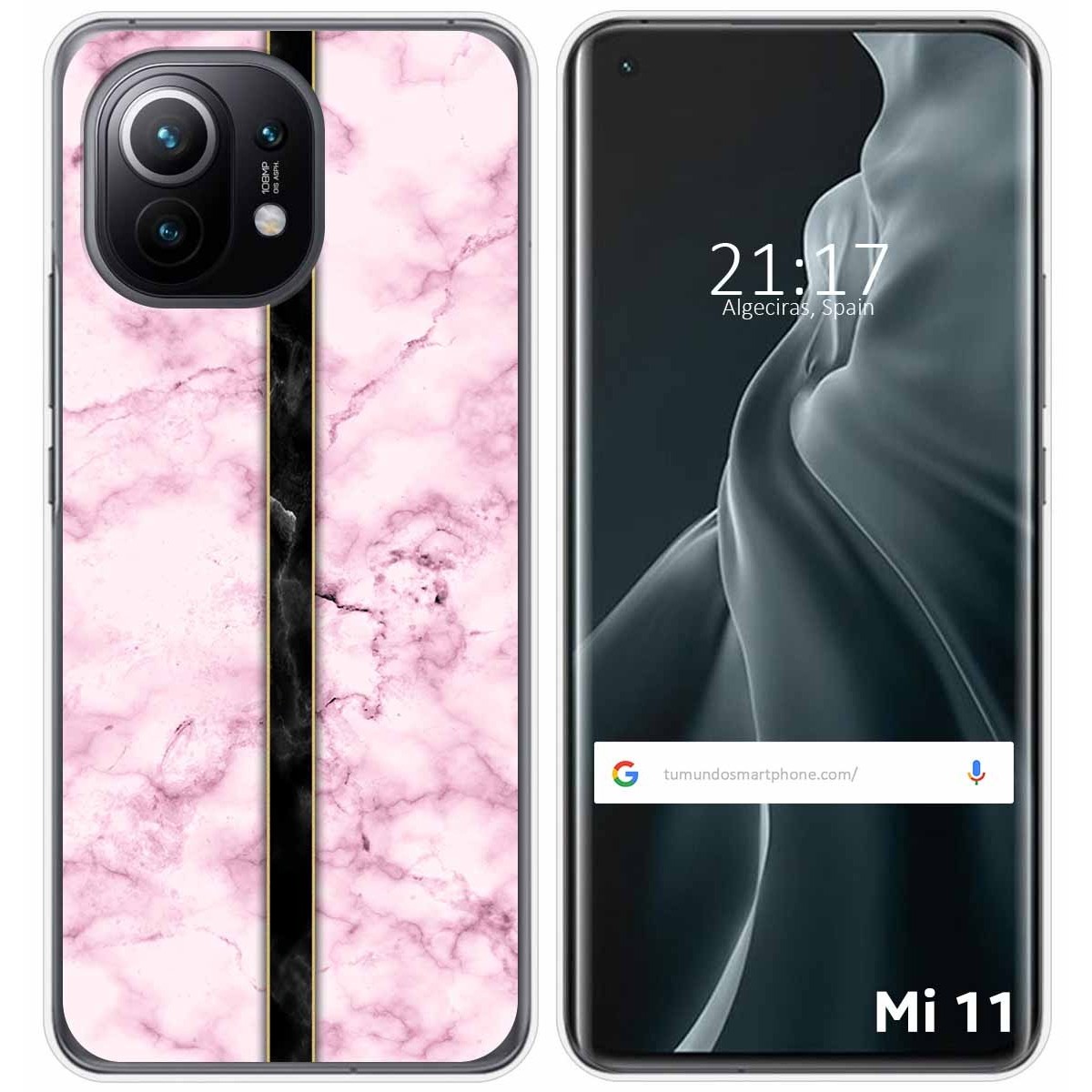 Funda Gel Tpu para Xiaomi Mi 11 5G diseño Mármol 04 Dibujos