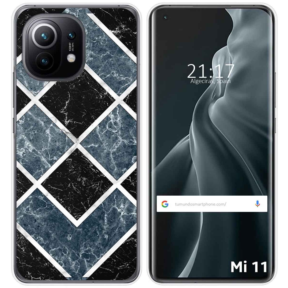 Funda Gel Tpu para Xiaomi Mi 11 5G diseño Mármol 06 Dibujos