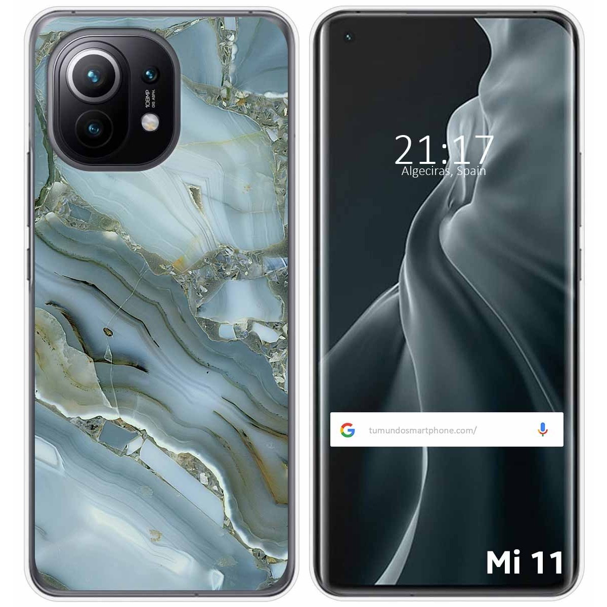 Funda Gel Tpu para Xiaomi Mi 11 5G diseño Mármol 09 Dibujos