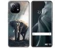 Funda Gel Tpu para Xiaomi Mi 11 5G diseño Elefante Dibujos