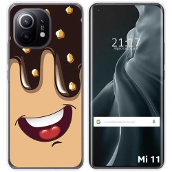 Funda Gel Tpu para Xiaomi Mi 11 5G diseño Helado Chocolate Dibujos