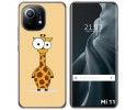 Funda Gel Tpu para Xiaomi Mi 11 5G diseño Jirafa Dibujos