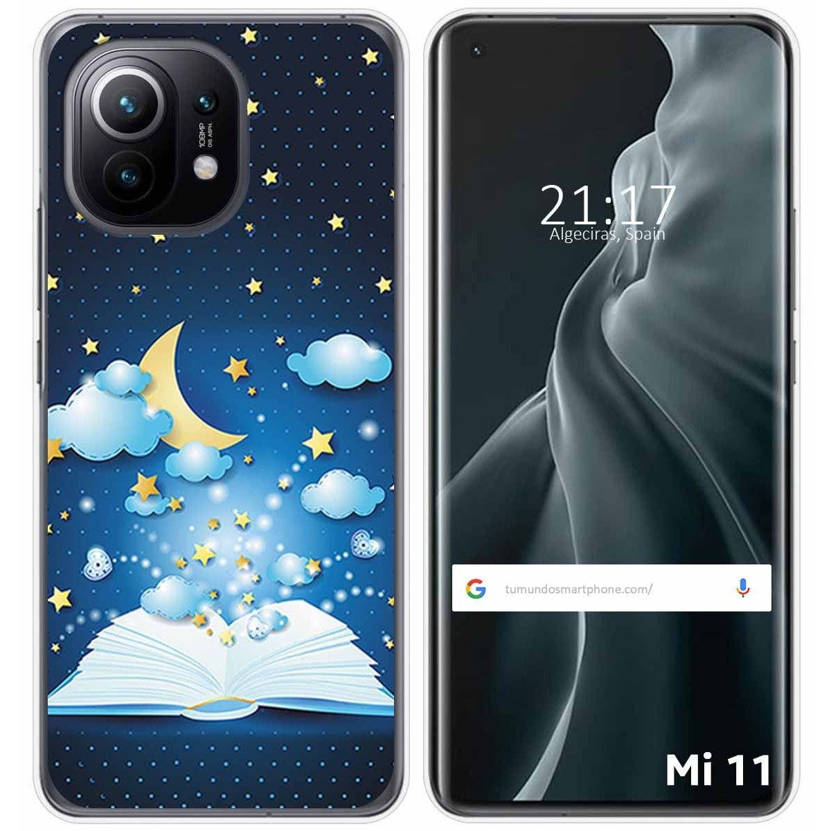 Funda Gel Tpu para Xiaomi Mi 11 5G diseño Libro Cuentos Dibujos