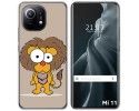 Funda Gel Tpu para Xiaomi Mi 11 5G diseño Leon Dibujos
