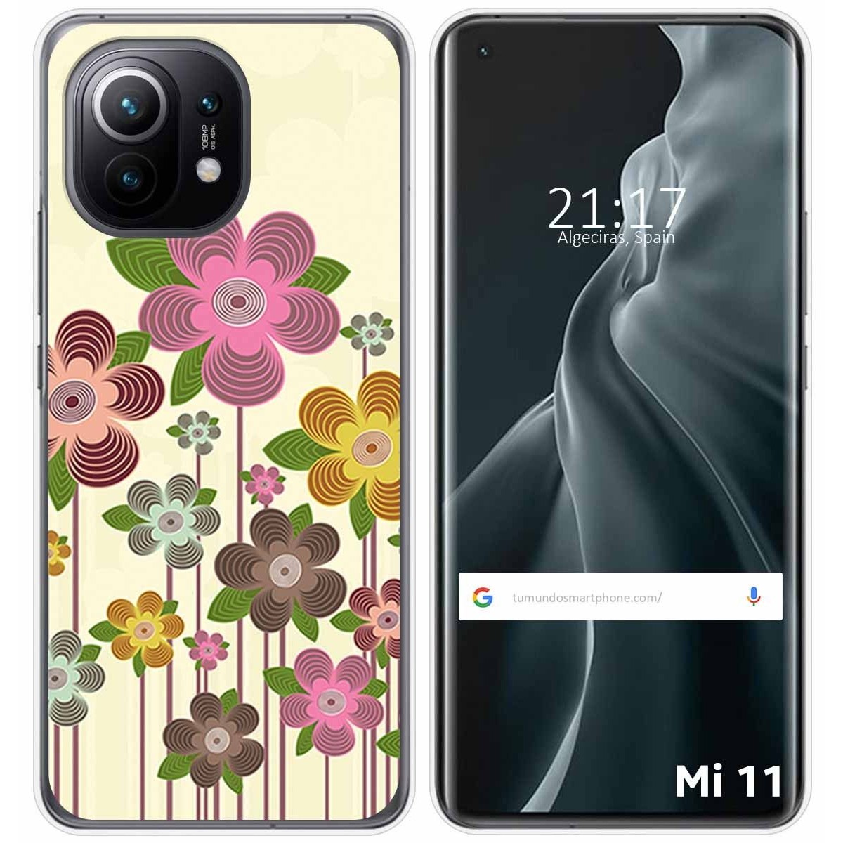 Funda Gel Tpu para Xiaomi Mi 11 5G diseño Primavera En Flor Dibujos