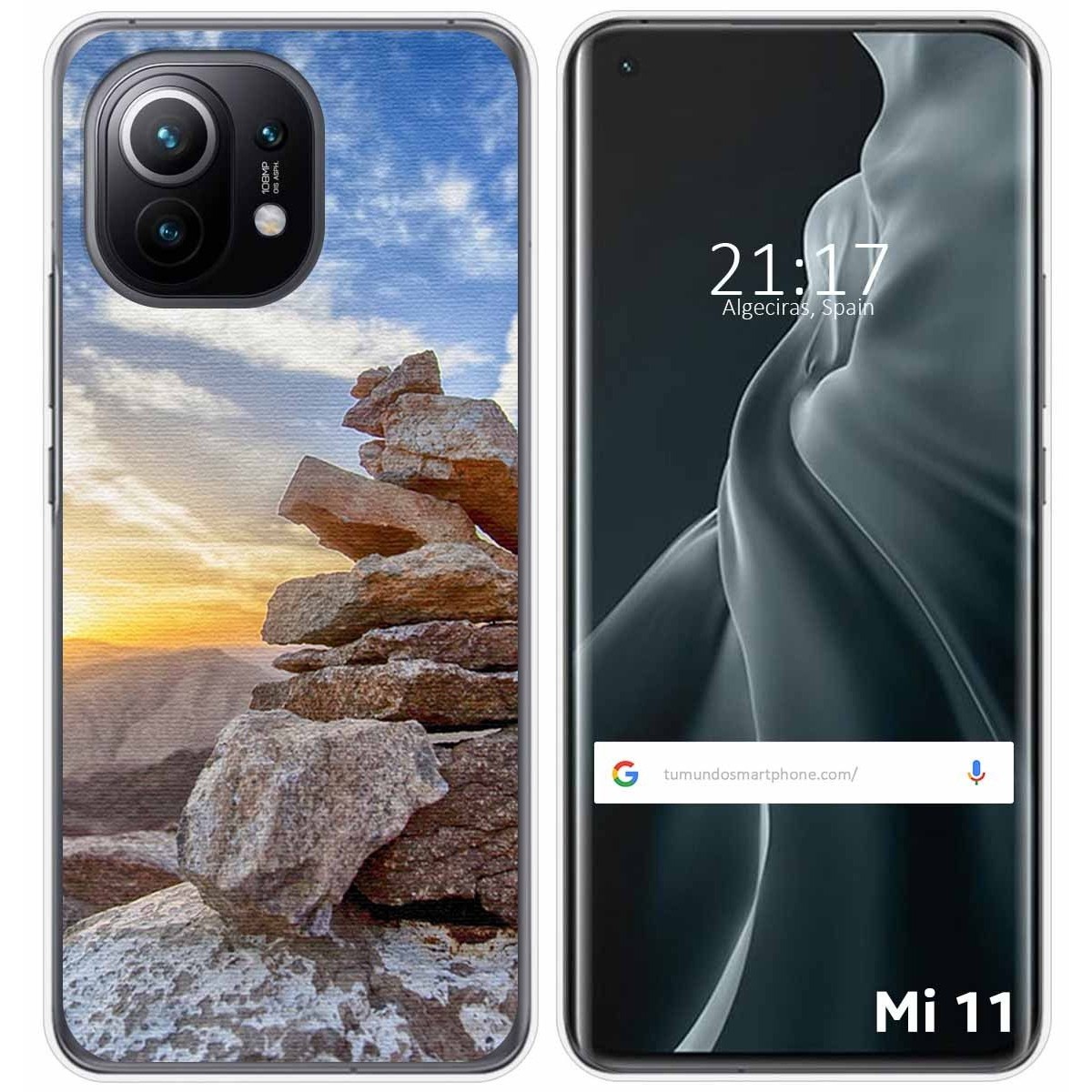 Funda Gel Tpu para Xiaomi Mi 11 5G diseño Sunset Dibujos