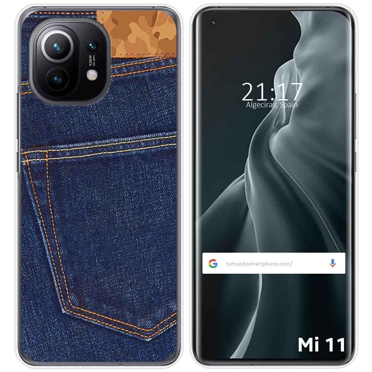 Funda Gel Tpu para Xiaomi Mi 11 5G diseño Vaquero Dibujos