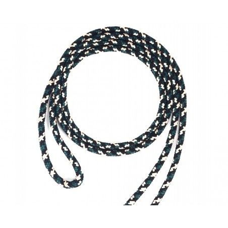 Funda Colgante Transparente para Samsung Galaxy A02s con Cordon Verde / Dorado