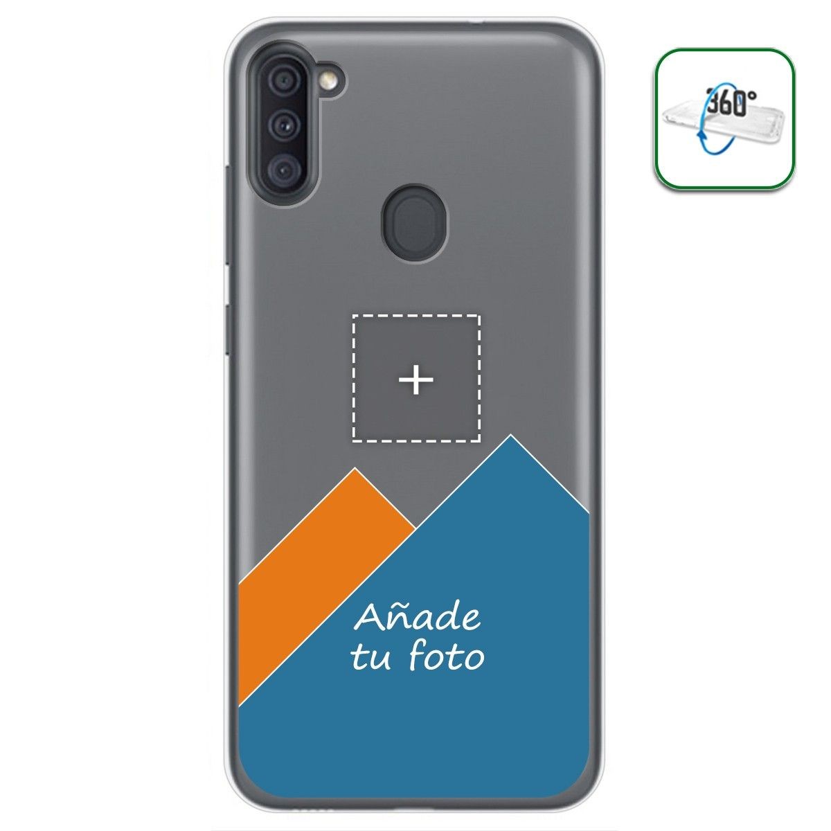 Personaliza tu Funda Doble Pc + Tpu 360 con tu Fotografia para Samsung Galaxy A11 / M11 dibujo personalizada
