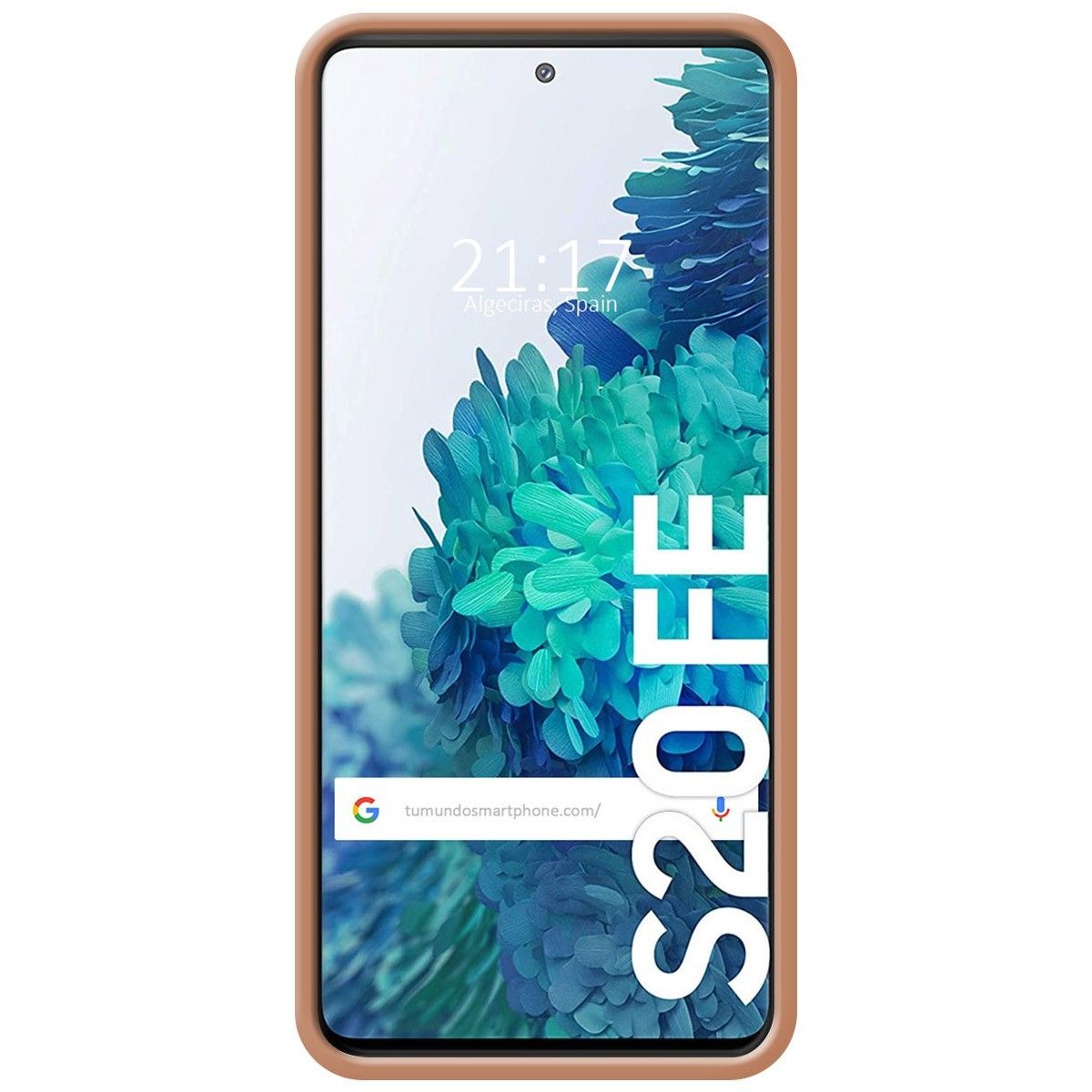 Funda Silicona Líquida Ultra Suave con Anillo para Samsung Galaxy S20 FE color Rosa