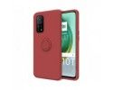 Funda Silicona Líquida Ultra Suave con Anillo para Xiaomi Mi 10T / MI 10T Pro color Rojo Coral