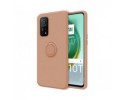 Funda Silicona Líquida Ultra Suave con Anillo para Xiaomi Mi 10T / MI 10T Pro color Rosa