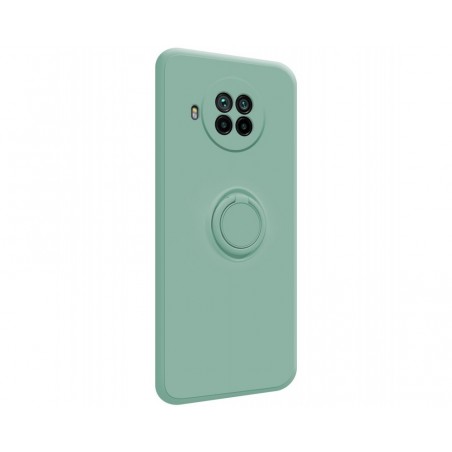 Funda Silicona Líquida Ultra Suave con Anillo para Xiaomi Mi 10T / MI 10T Pro color Verde