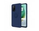 Funda Silicona Líquida Ultra Suave con Anillo para Xiaomi Mi 10T / MI 10T Pro color Azul