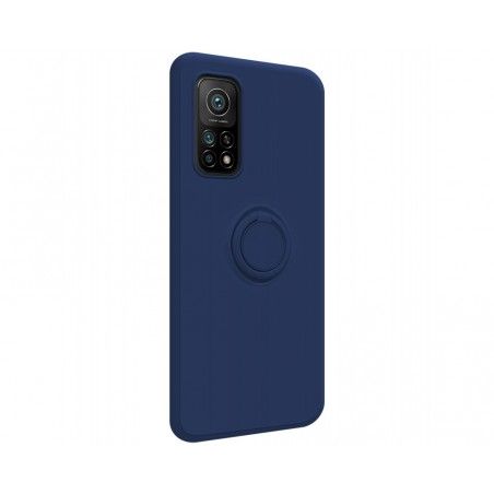 Funda Silicona Líquida Ultra Suave con Anillo para Xiaomi Mi 10T / MI 10T Pro color Azul