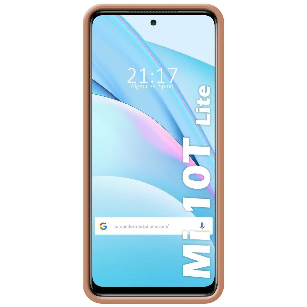 Funda Silicona Líquida Ultra Suave con Anillo para Xiaomi Mi 10T Lite color Rosa