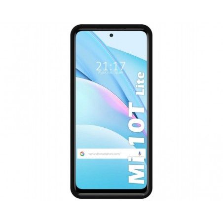 Funda Silicona Líquida Ultra Suave con Anillo para Xiaomi Mi 10T Lite color Negra