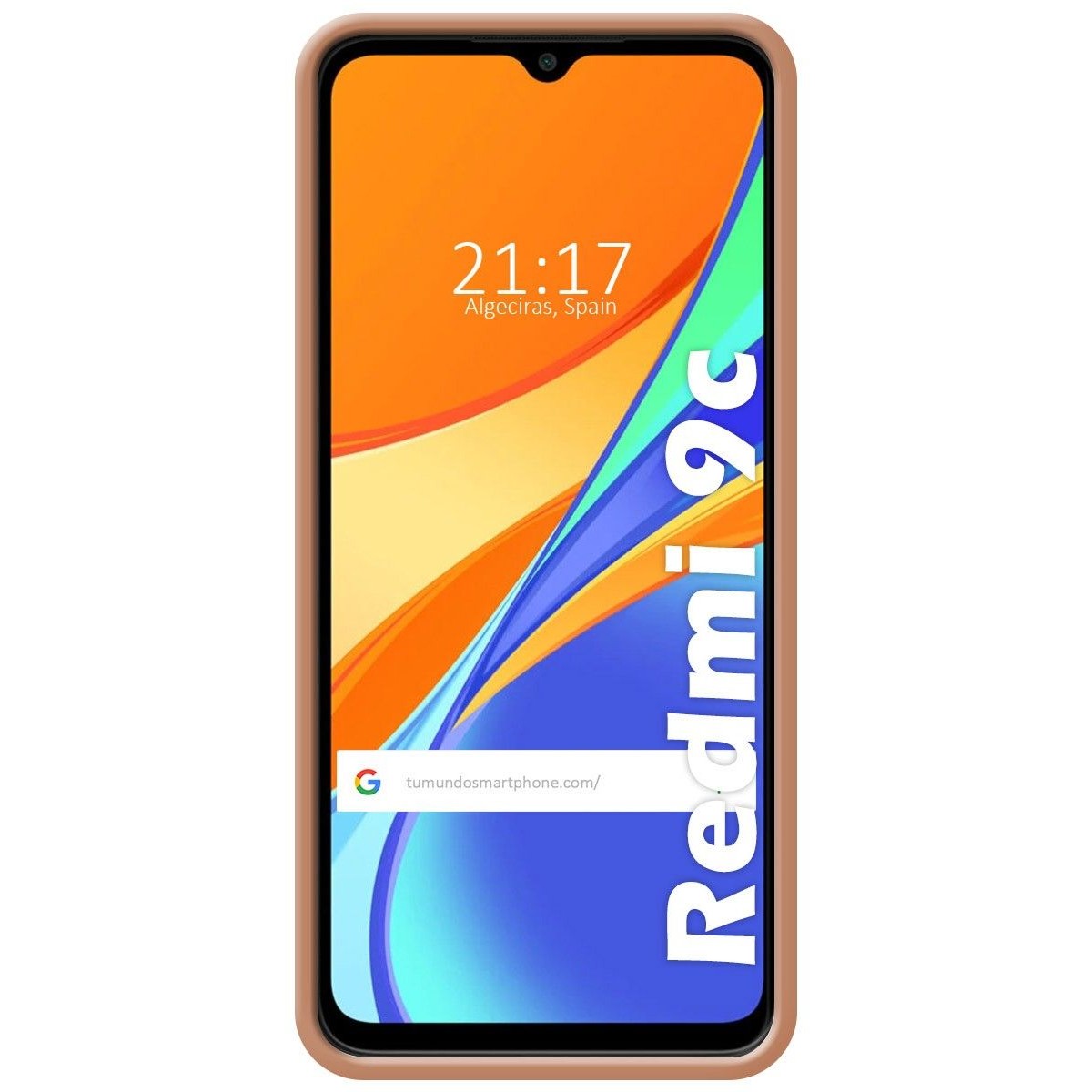 Funda Silicona Líquida Ultra Suave con Anillo para Xiaomi Redmi 9C color Rosa