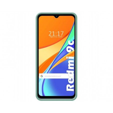 Funda Silicona Líquida Ultra Suave con Anillo para Xiaomi Redmi 9C color Verde