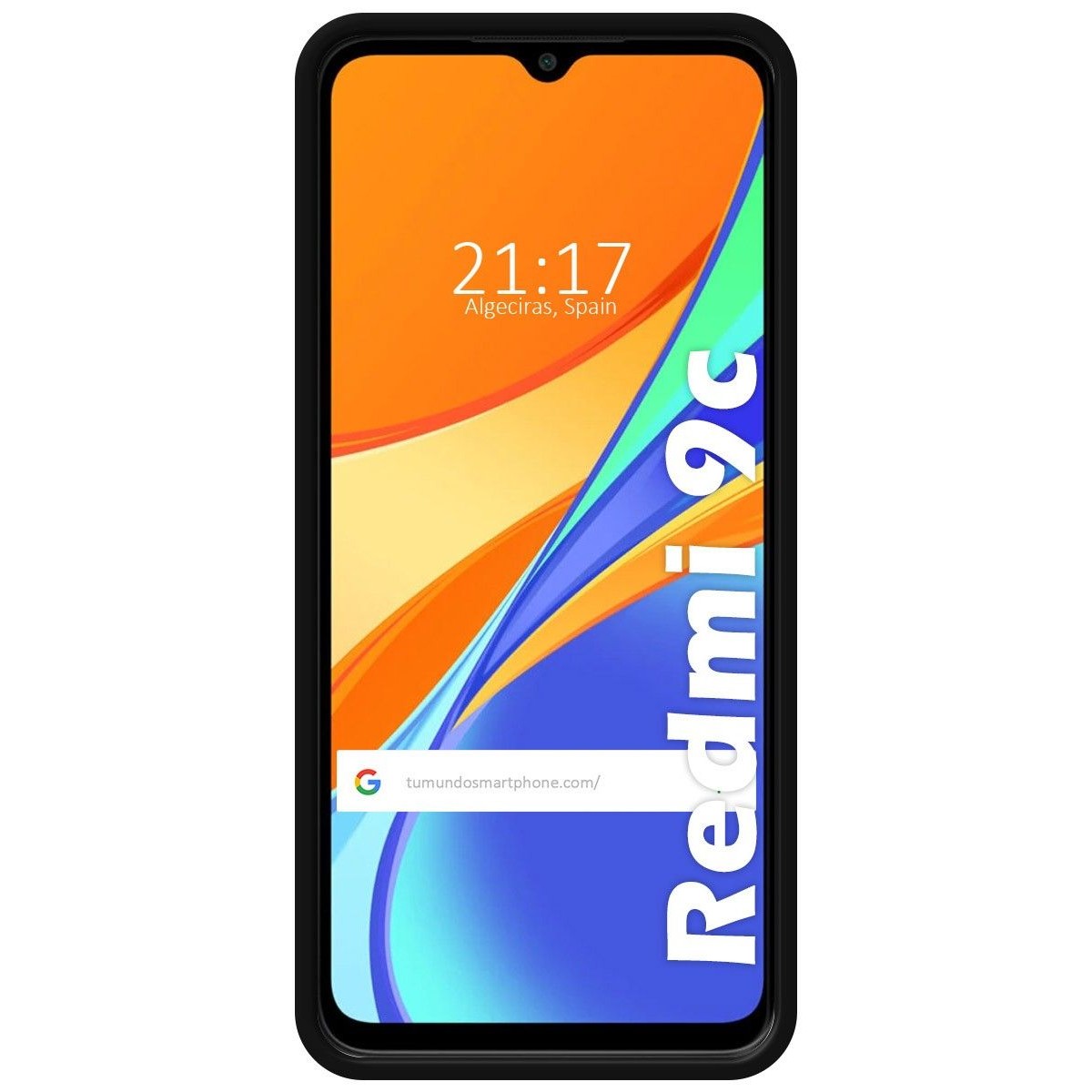 Funda Silicona Líquida Ultra Suave con Anillo para Xiaomi Redmi 9C color Negra